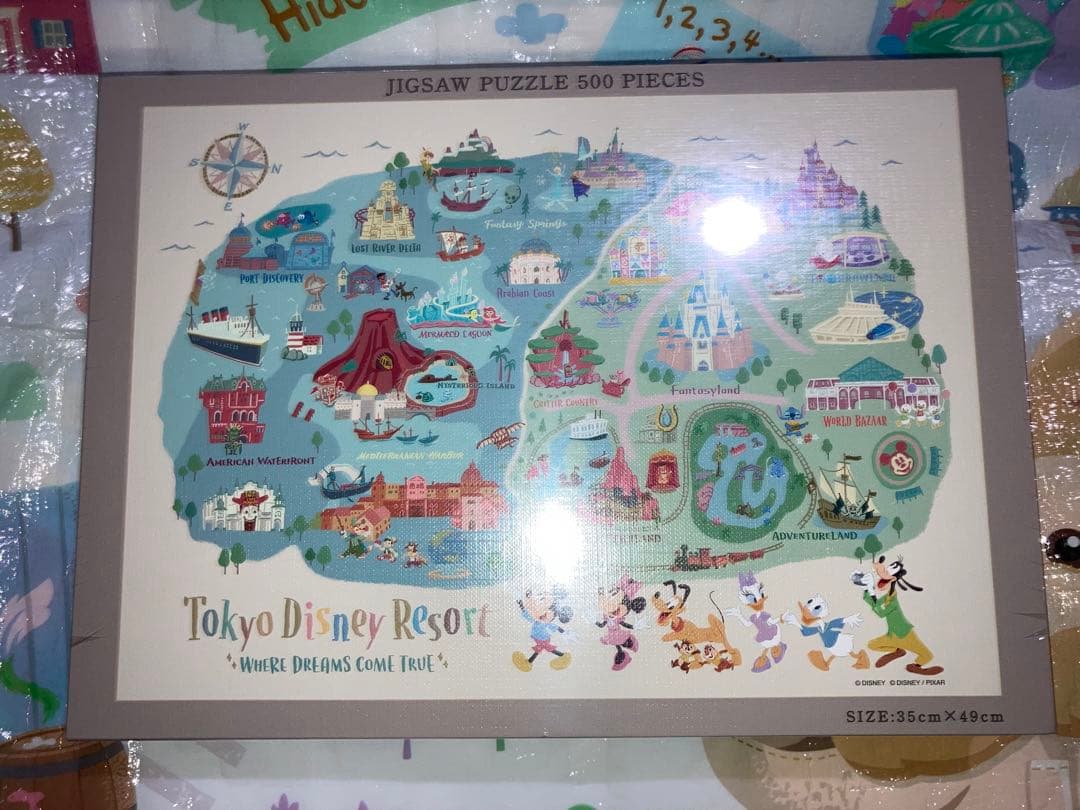 ジグソーパズル】 ディズニー パーク マップ アイコン ミッキー ミニー