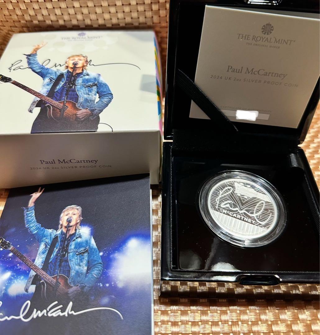 最安値⭐️ポール・マッカートニー☆2オンス純銀レアコイン限定750枚