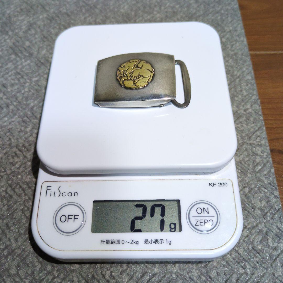 麒麟麦酒株式会社 創立50周年記念(1957年)東京三越 銀製バックル 共箱