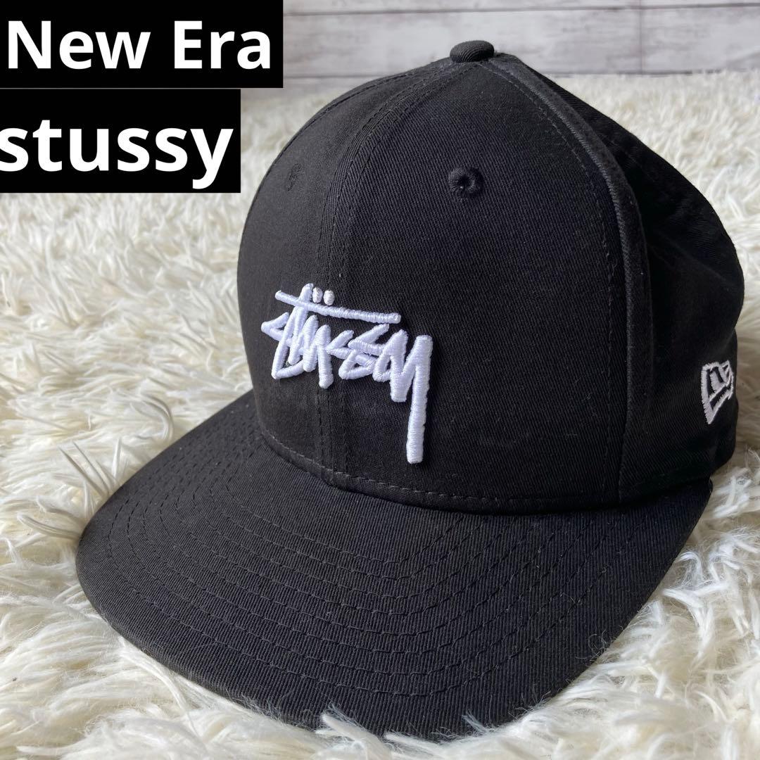 stussy newera キャップ - メルカリ