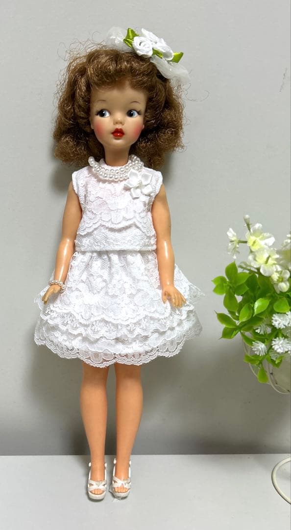 ハンドメイド タミーちゃんサイズ レースのスカート - メルカリ