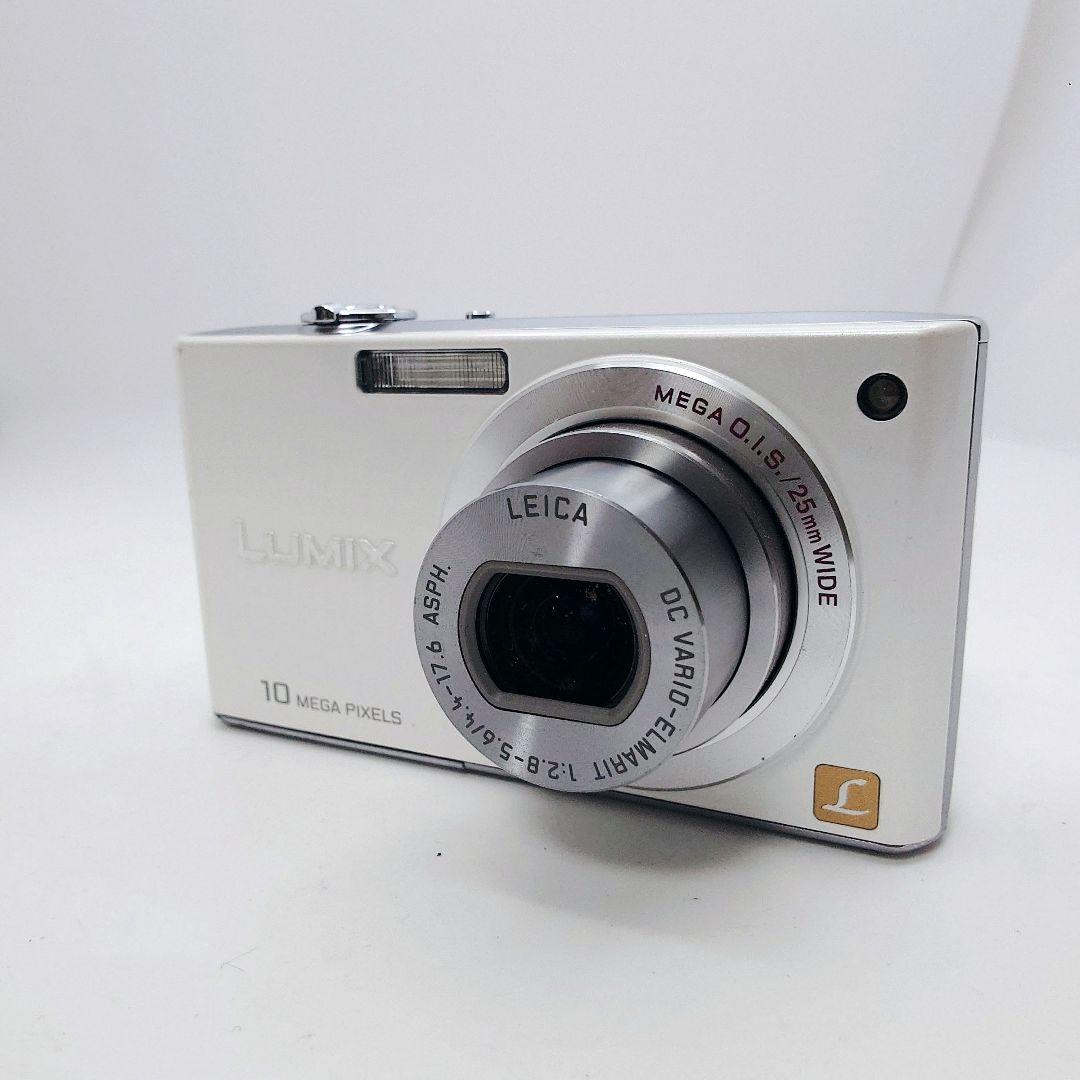 美品】Panasonic LUMIX DMC-FX35 ホワイト 動作確認済