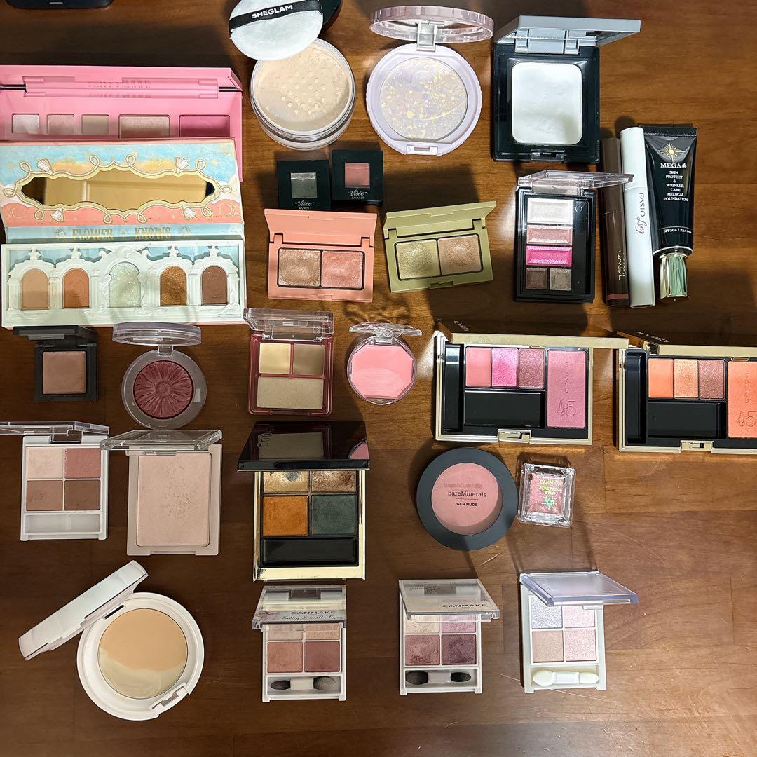 デパコス プチプラ コスメ まとめ売り 大量 アイシャドウ チーク など