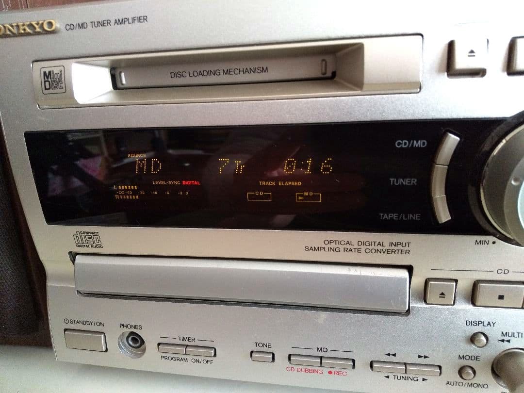 正常動作品】ONKYO FR-V7(CDピックアップレンズ、ベルト新品交換済)