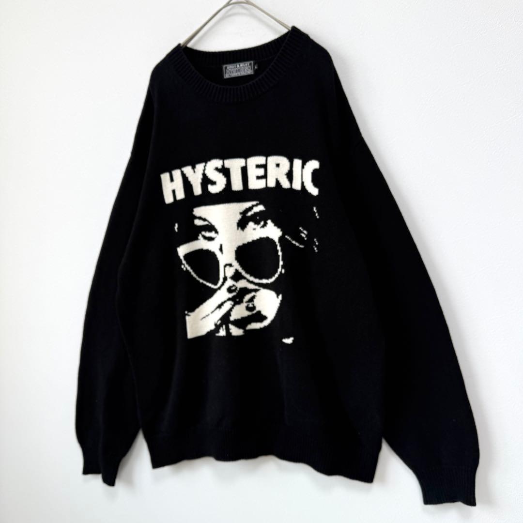 超希少 ヒステリックグラマー ニットセーター 全面ヒスガール Lサイズ