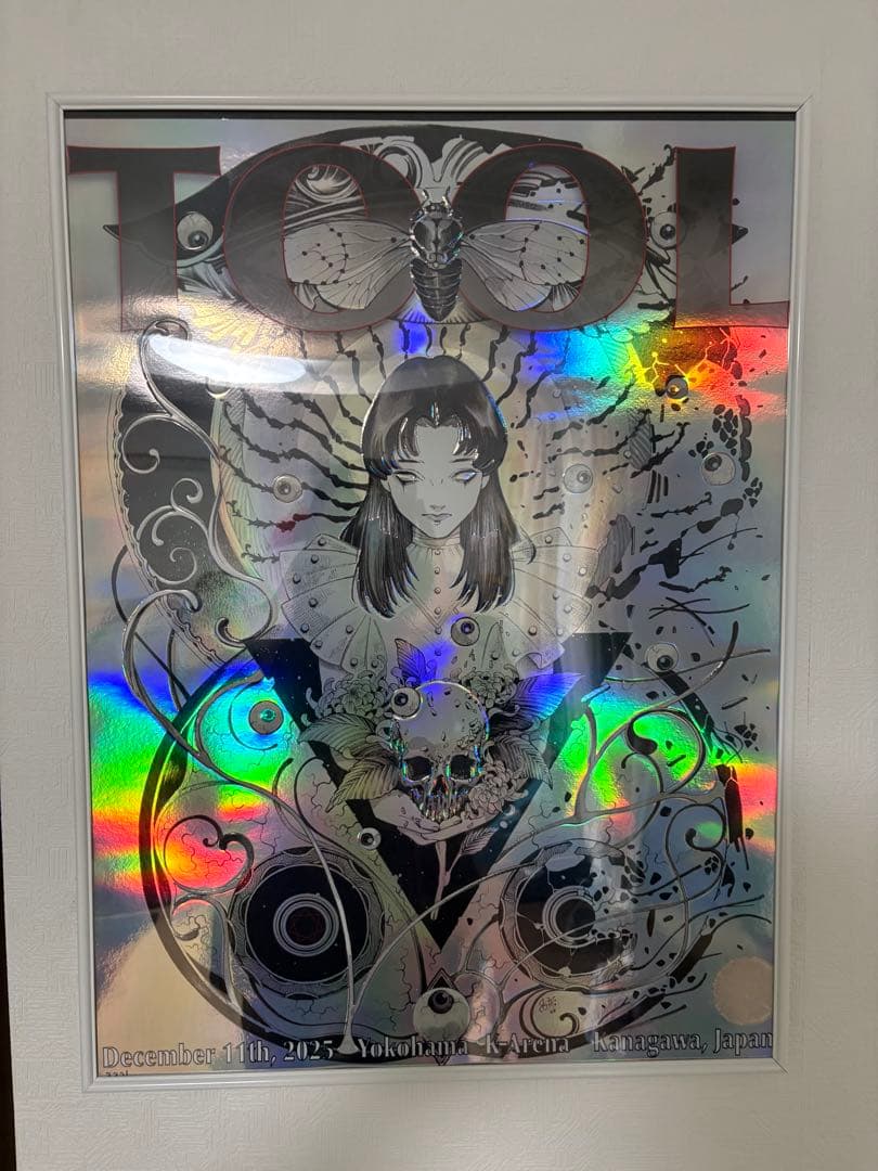 TOOL 2025年12月11日 K-Arena ポスター Tool - Japan Tour 2025 - 11/12/2025 - Yokohama - K-Arena Yokohama