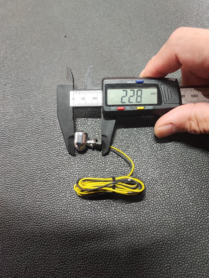 車検対応 超小型ウインカー 4個セット メッキ Eマーク148R 2%er製