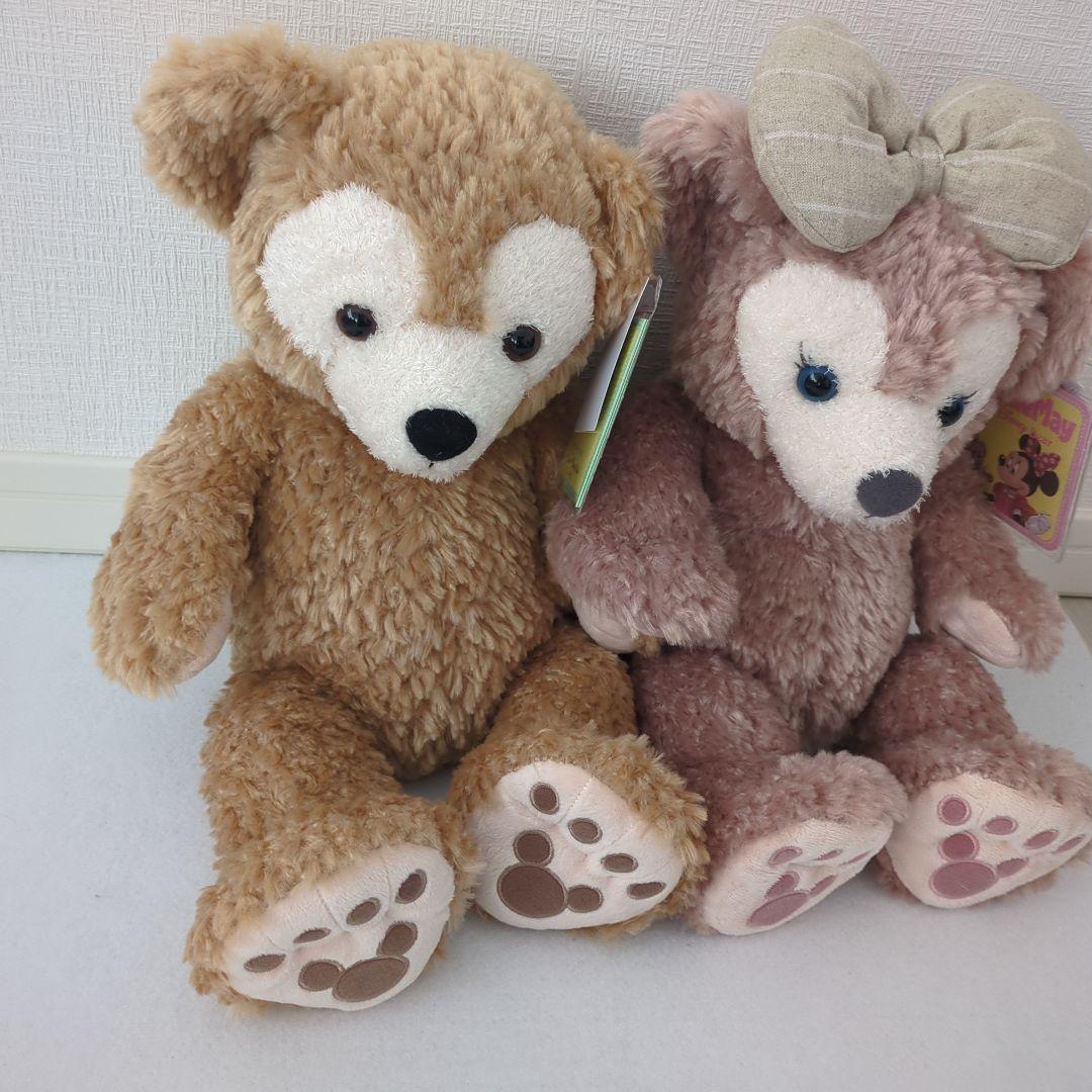 新品タグ付き☆ダッフィートシェリーメイのぬいぐるみ 2体セット