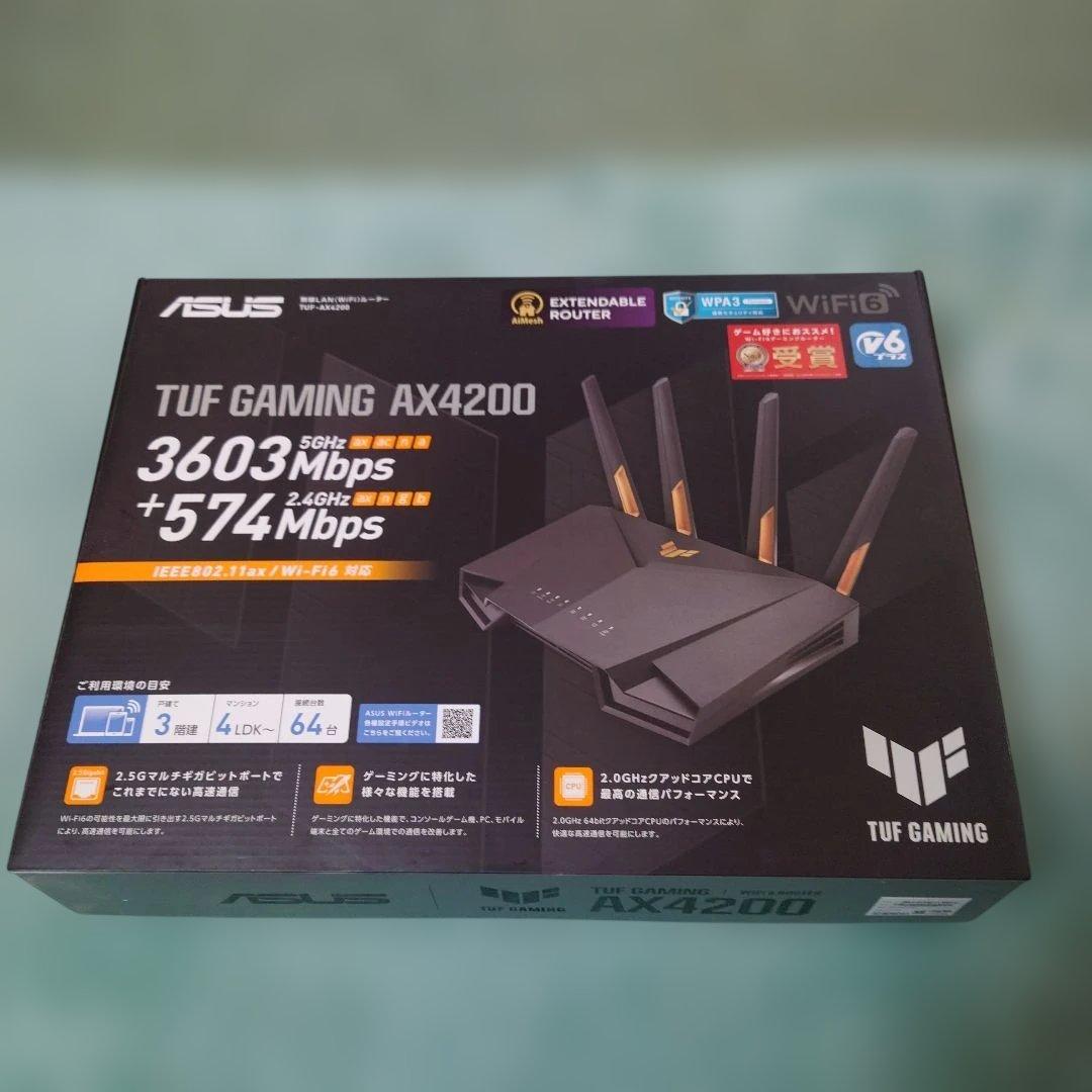 ASUS TUF GAMING AX4200 無線LANルーター - メルカリ