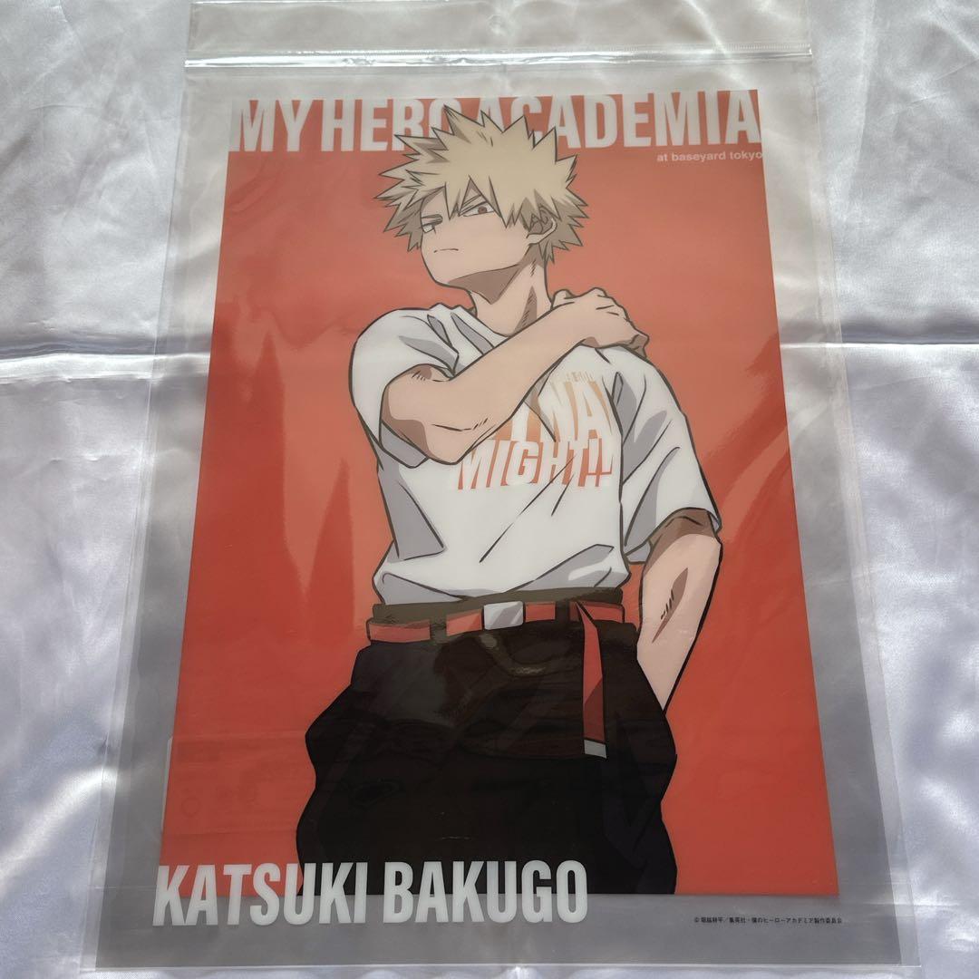 僕のヒーローアカデミア 爆豪勝己 クリアポスター ベースヤード