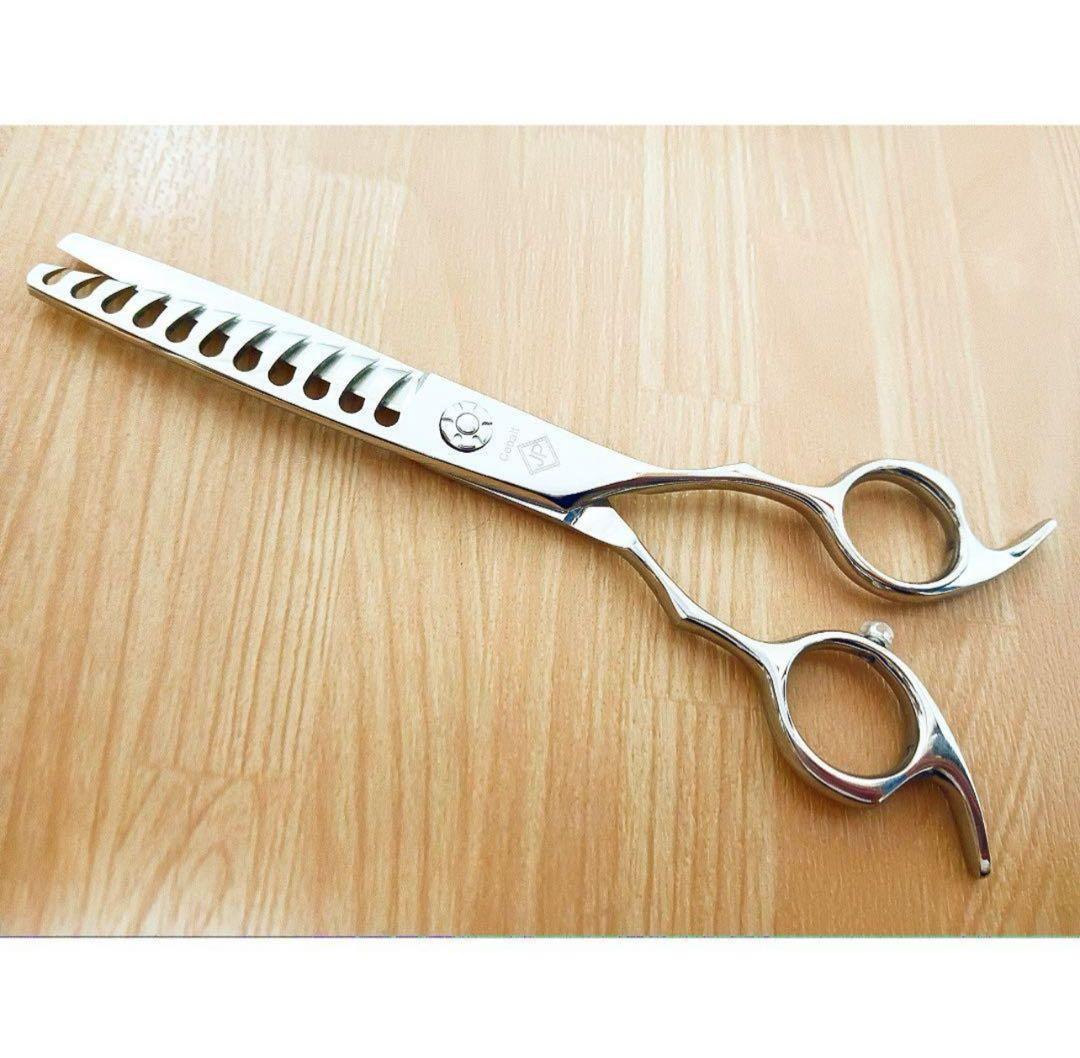 セニングシザー切れ味抜群プロ仕様ブレンダー理美容師＆トリマー