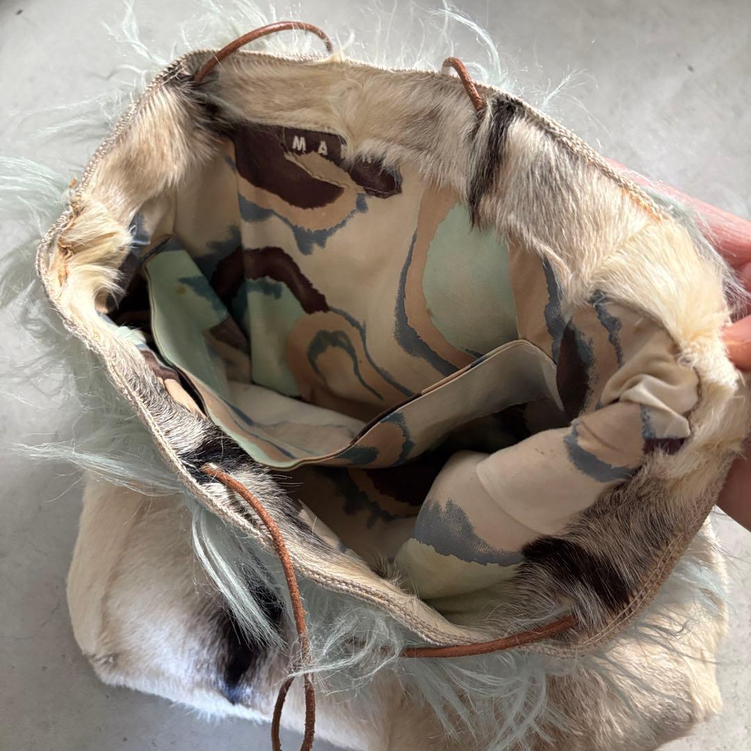 新年SALE☆MARNI ハラコ ファー トートバッグ - メルカリ