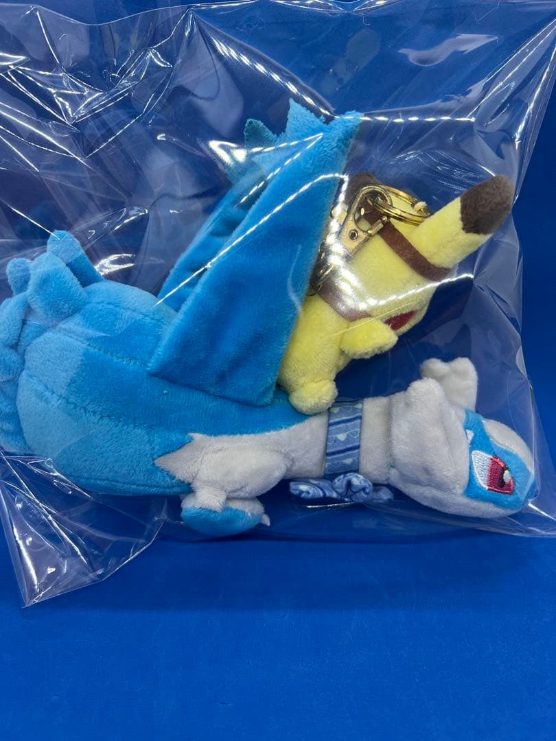 ぬいぐるみ ラティアス・ラティオスに乗って ラティオス ピカチュウ