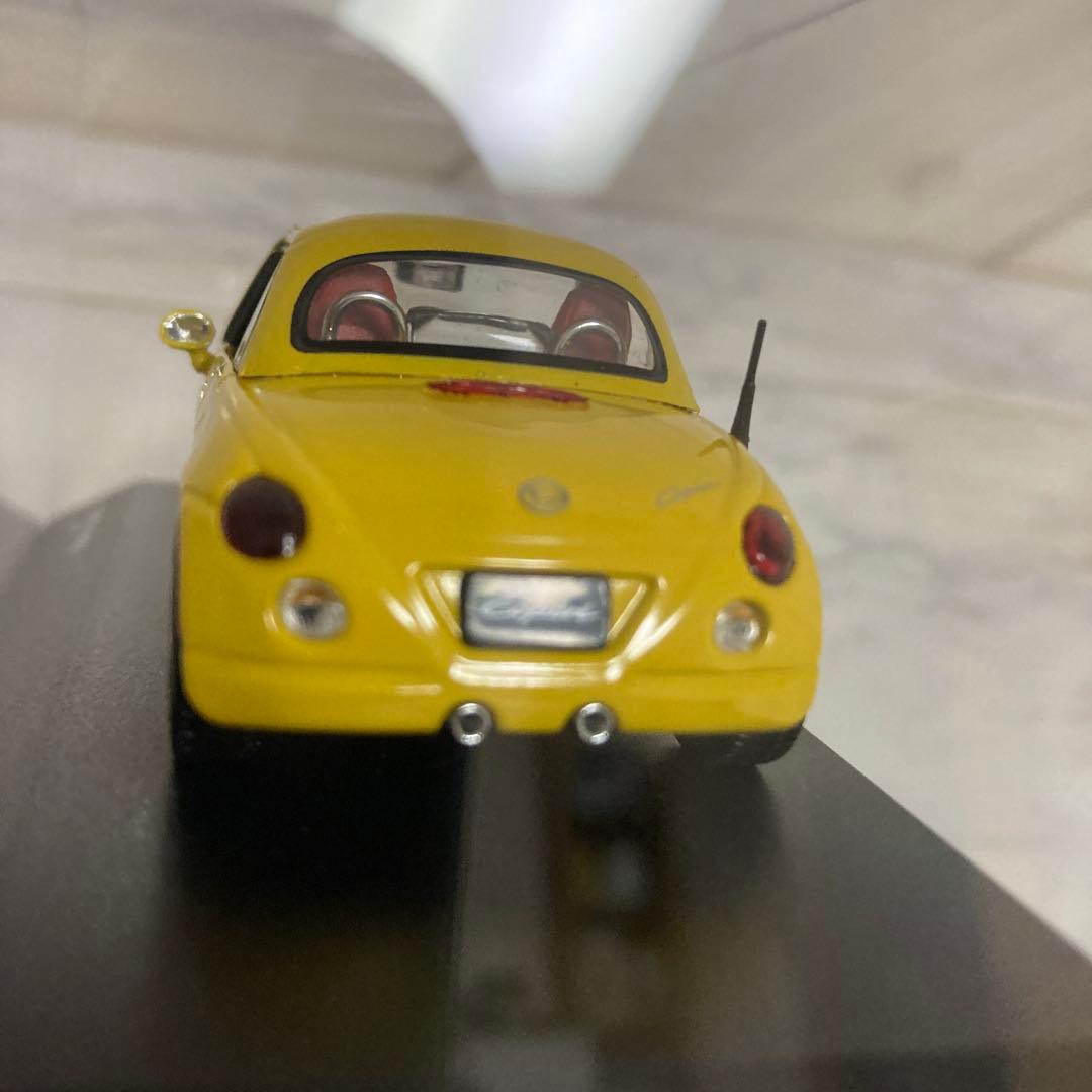 ダイハツ コペン ミニカー イエロー 1/43 - メルカリ