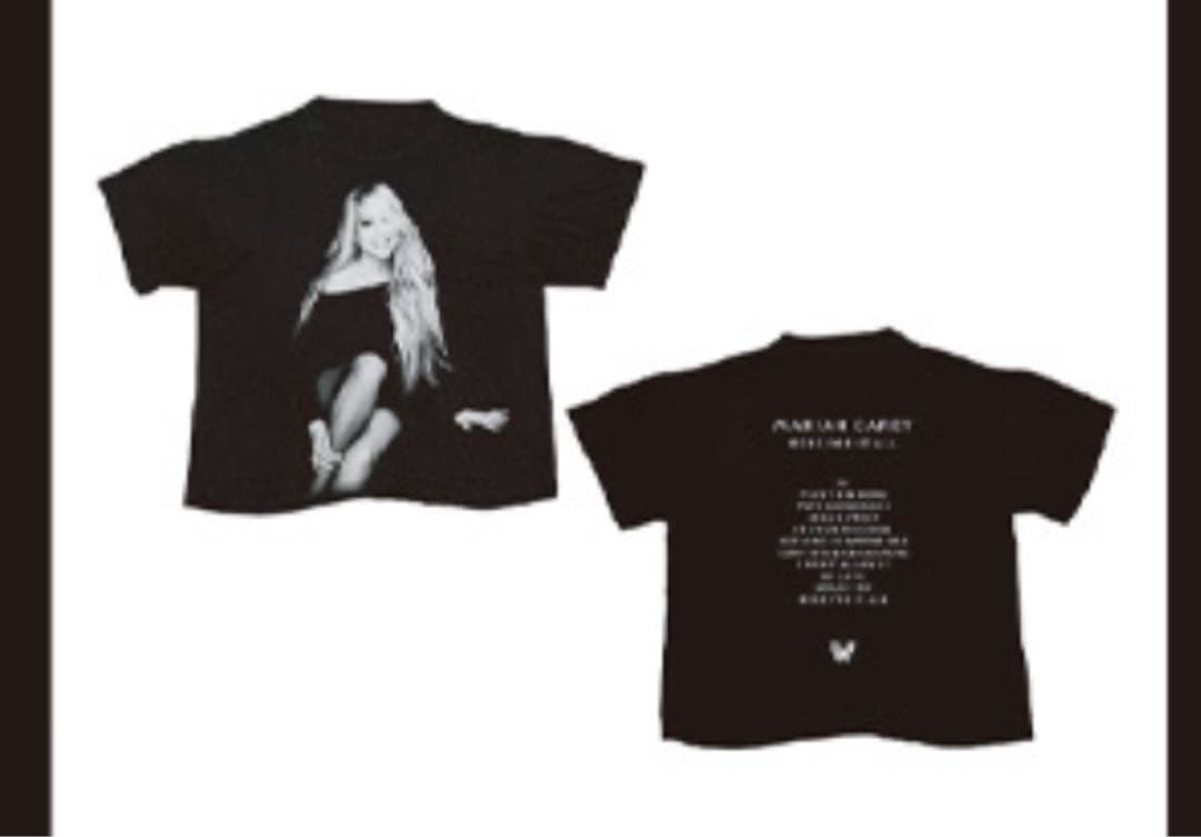 MARIAH CAREY 黒 Tシャツ 2025 M マライアキャリー