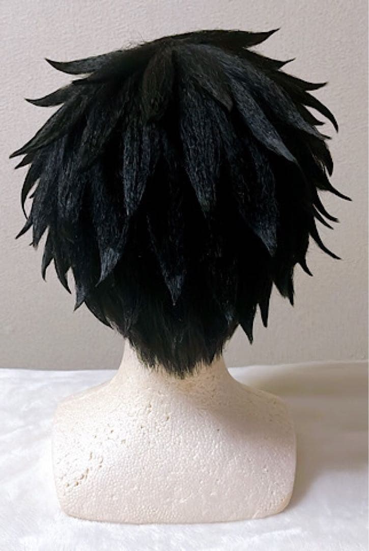 桃源暗鬼 淀川真澄 アシスト セット済み ウィッグ コスプレ衣装 黒