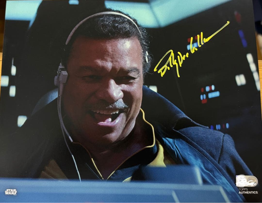 スターウォーズ、ランドカルリジアン役ビリー・ディー・ウィリアムズ直筆サイン スターウォーズ 直筆サイン ランド・カルラジアン ビリー・ディ 50枚