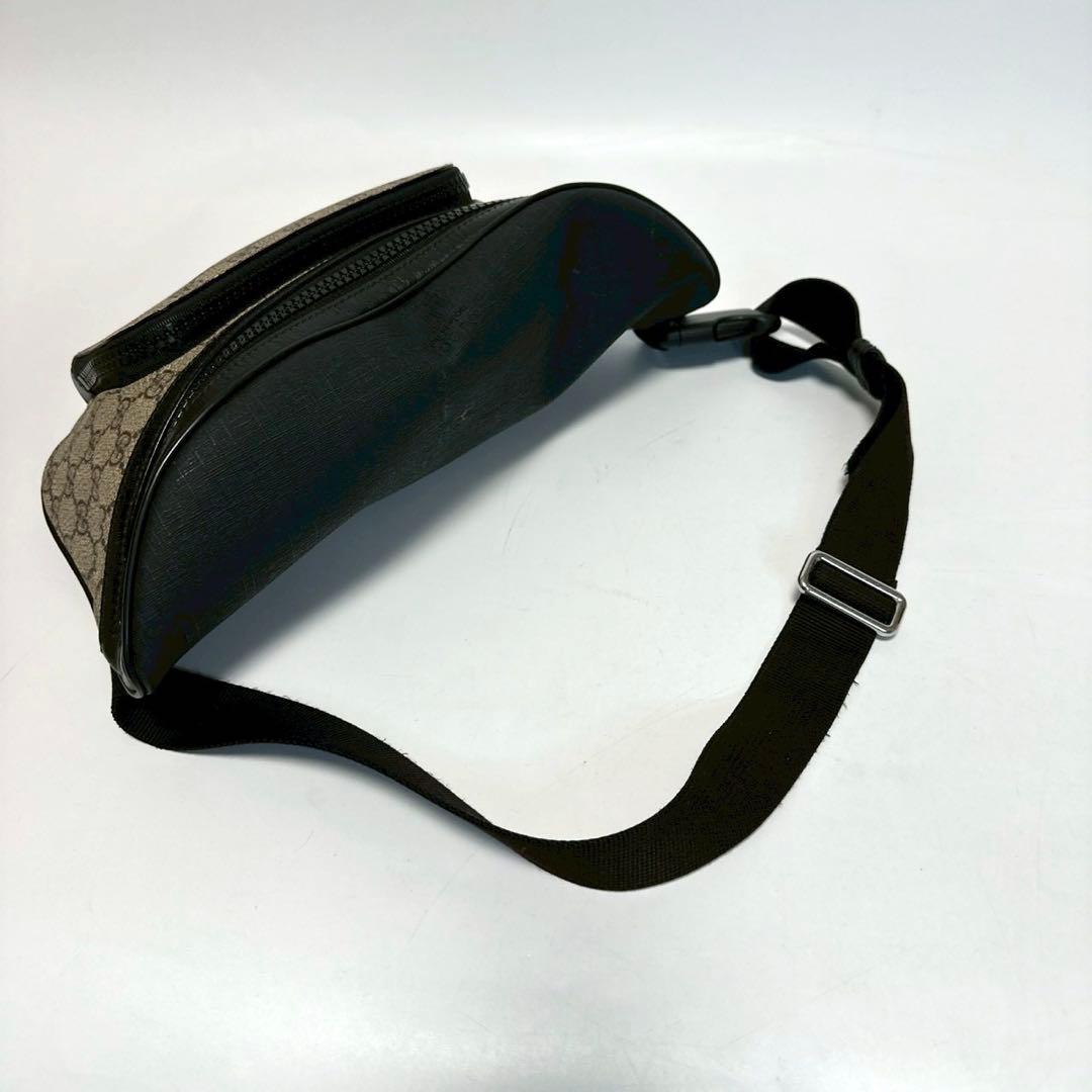 u02 グッチ GGスプリーム PVC ウエストバッグ ボディバッグショルダー