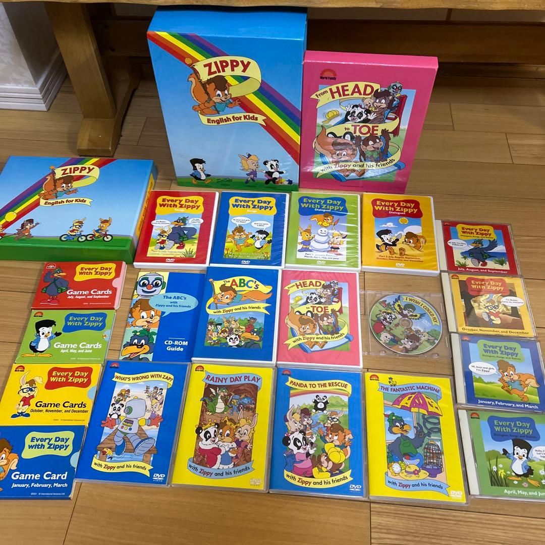 Every Day with Zippy DVDセット　DWE エブリデイウィズズィッピー DWE Everyday With Zippy - メルカリ