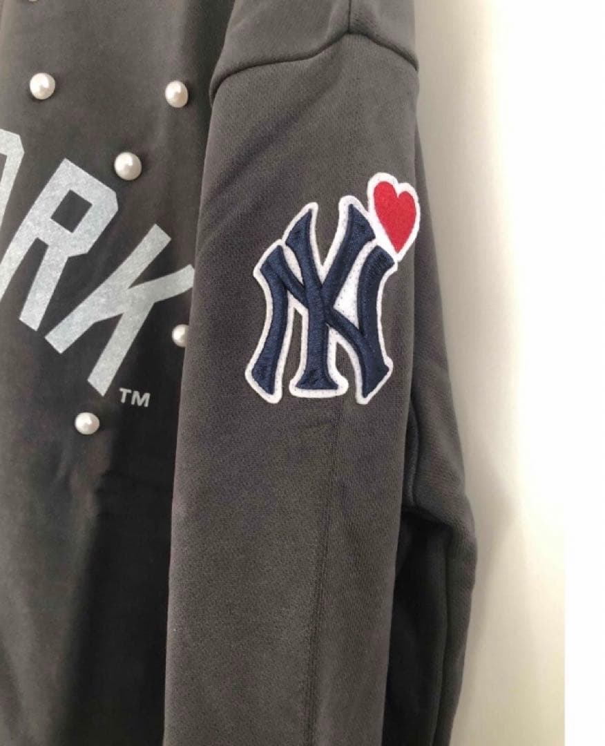 CADUNE<MLB別注>パールスウェット　ネイビー CADUNE カデュネ <MLB別注>パールスウェット ネイビー