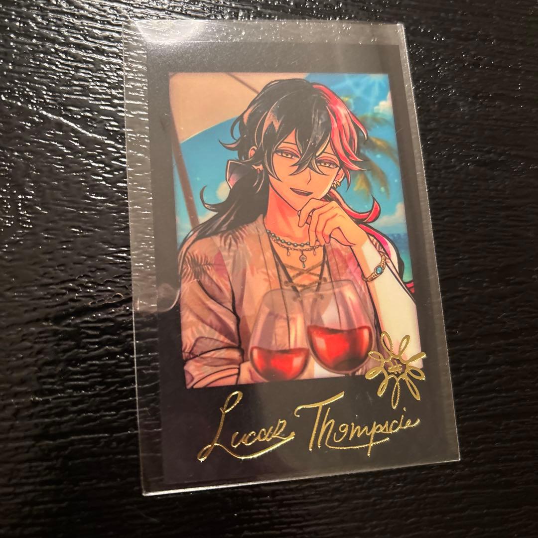 あくねこ ルカス チェキ風カード チェキ 箔押し レア - メルカリ