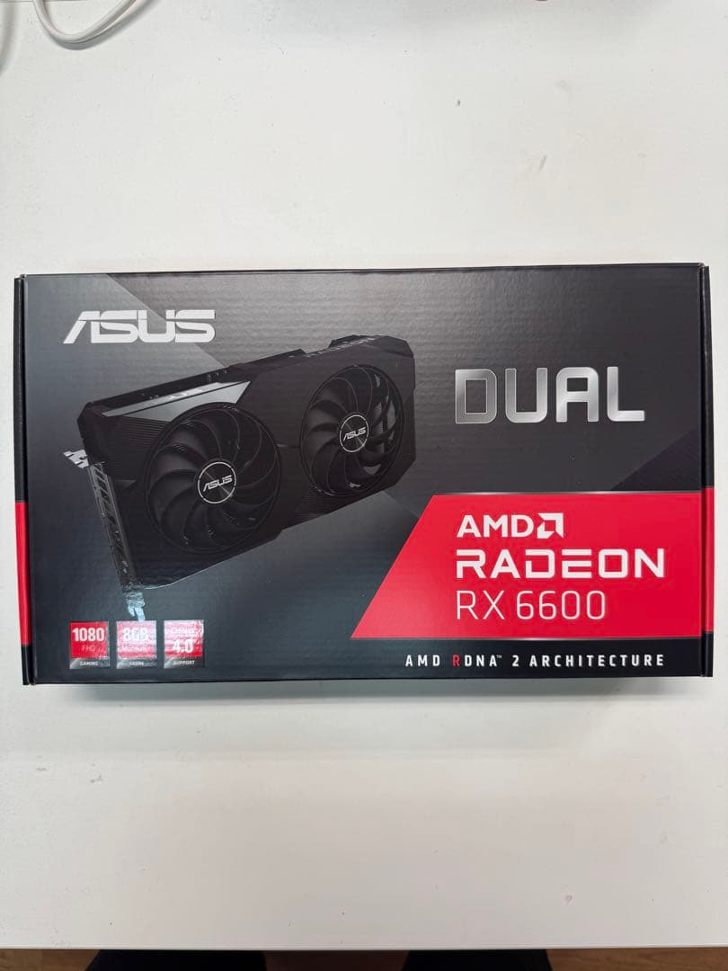 グラフィックボード・グラボ・ビデオカード ASUS DUAL-RX6600-8G Amazon | ASUS Dual Radeon RX 6600 搭載ビデオカード DUAL-RX6600-8G