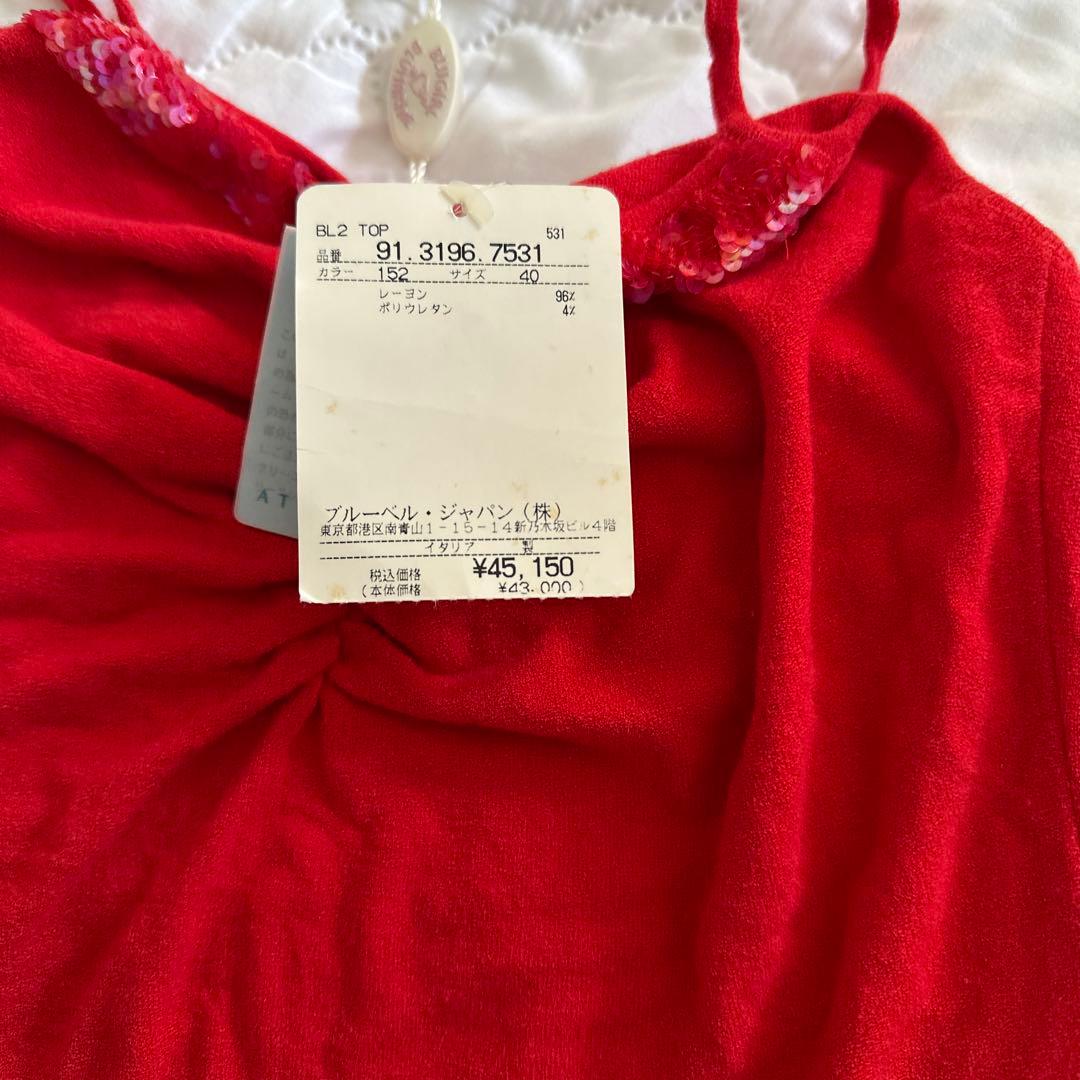 ブルーガール トップス タンクトップ赤