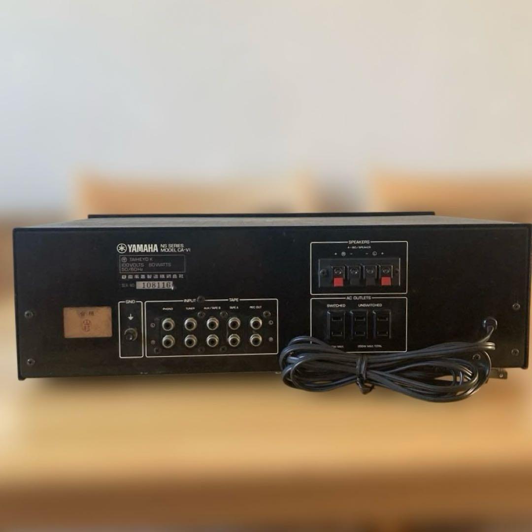 YAMAHA CA-V1ナチュラルステレオアンプ - メルカリ
