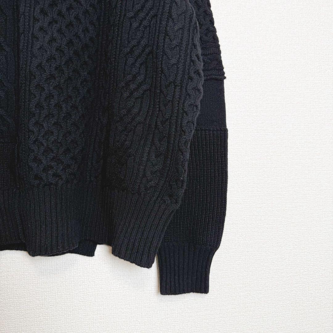 sacai サカイ パッチワークニット 再構築ニット - メルカリ