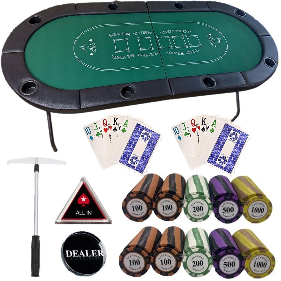 【あ】すぐ遊べる　ポーカーテーブルセット【8人用】 Amazon.co.jp: COSTWAY 8人用ポーカーテーブル 折りたたみ式 ゲーム用