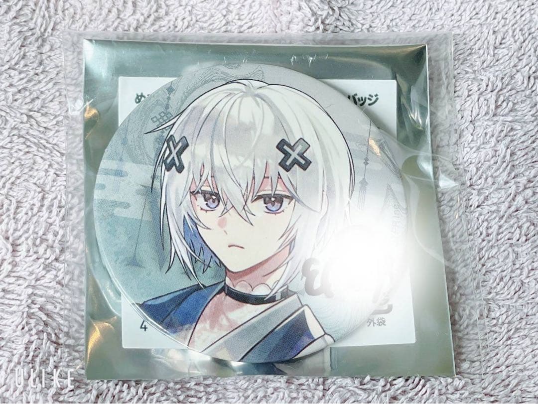 めておら new yearグッズ缶バッジ 等身サイン付きメルト・ダ・テンシ