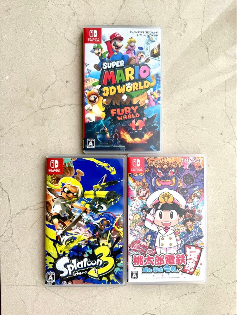 NintendoSwitch ゲーム スプラトゥーン3、マリオ3Dワールド、桃鉄 マリオ」が王者「桃鉄」を抑えて初登場1位に！ゲオ、2月2週の新品