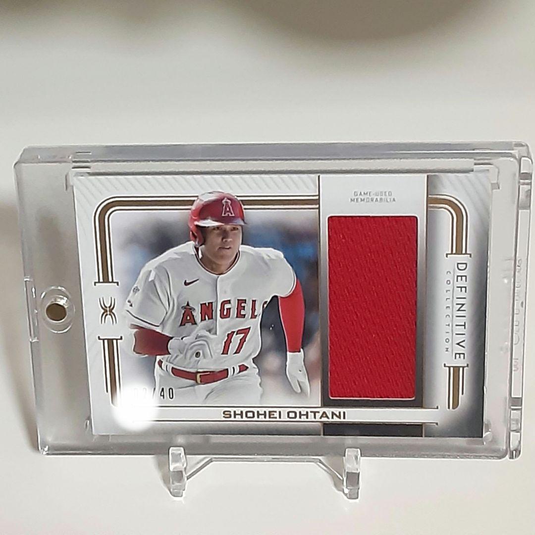 大谷翔平 2023年度実使用ジャージ埋め込み入り☆40枚限定Toppsカード