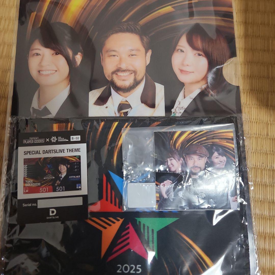 DARTSLIVE ブラックホールくじ B賞(坂口優希恵) F賞 G賞 H賞 DARTSLIVE ブラックホールくじ B賞 坂口優希恵プロ 森田真結子プロ