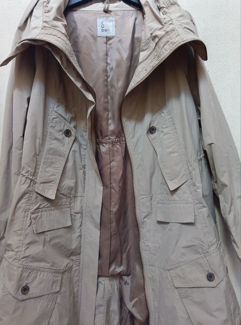 Cube -Cube センソユニコ ベージュ モッズコート