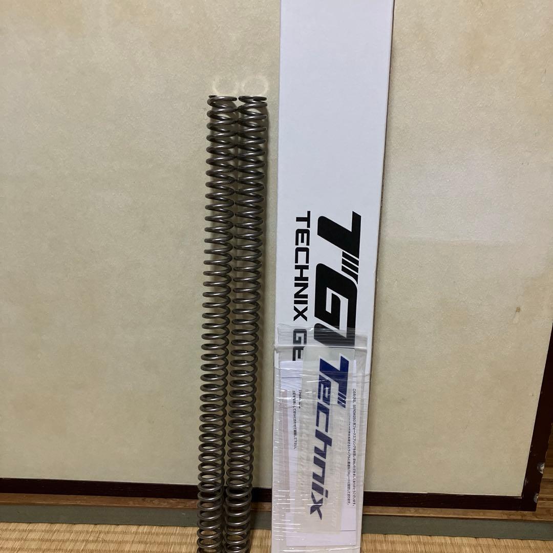 TGR テクニクス　フォークスプリング　セロー250 バネレート4.6 TGR TECHNIX GEAR TGR TECHNIX GEAR TGRテクニクスギア ハード