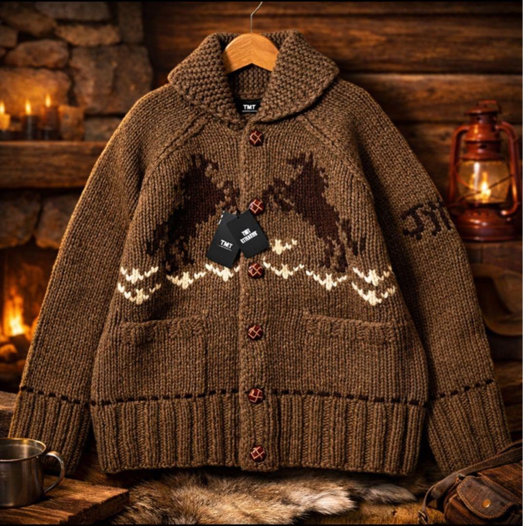 新品 定価6.6万 TMT カウチンニット 木村拓哉 M - メルカリ