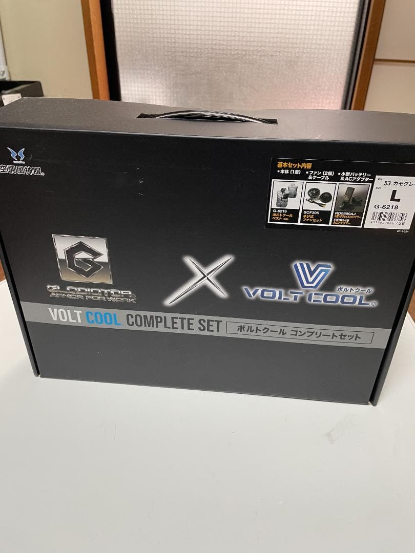 未使用】VOLTCOOL　G-6218 ベストセット　空調風神服 0515c7 未使用】VOLTCOOL G-6218 ベストセット 空調風神服 0515c7 未使用