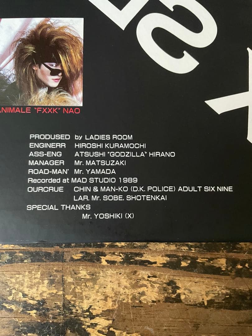 【特典付レアLP】LADIESROOM「SEX SEX SEX」ポスター冊子付