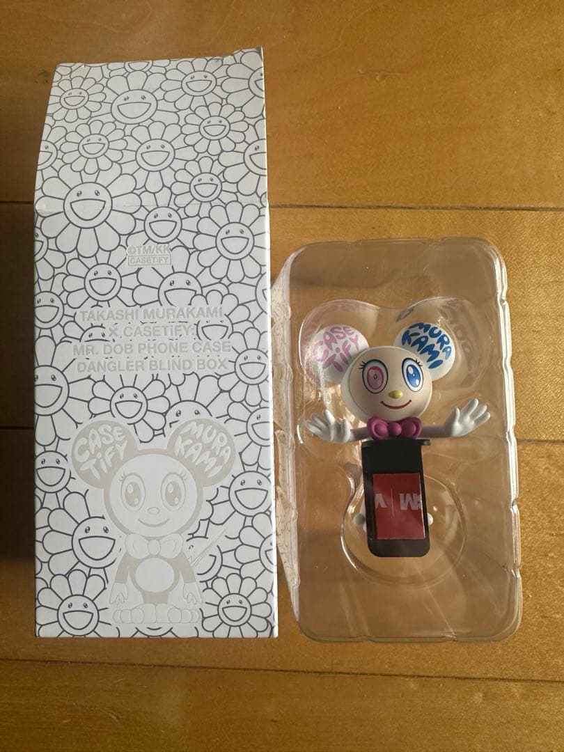 【限定】Casetify 村上隆 スマホケース フィギュア -ホワイト