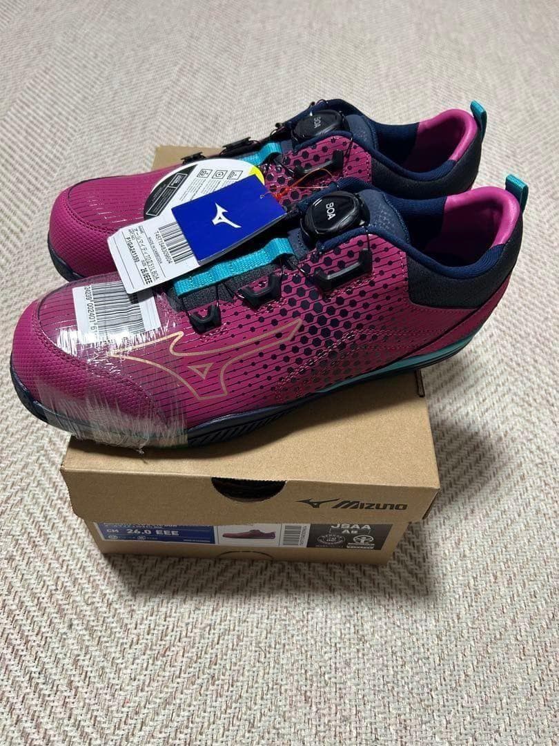 新品　26.0cm 限定カラー　Mizuno BOAシステム　安全靴