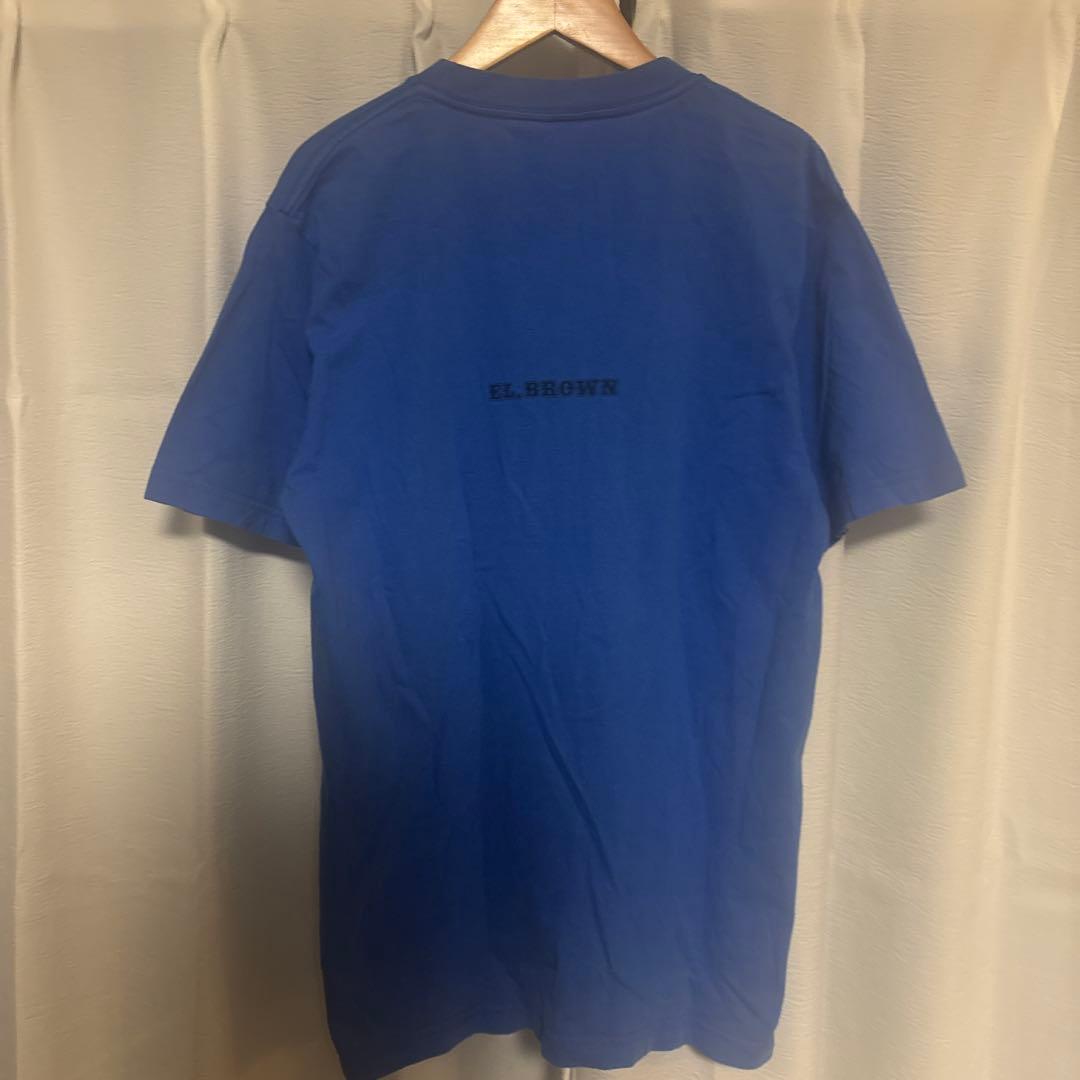 PASS THE MIC Tシャツ El.Brown Mサイズ ブルー