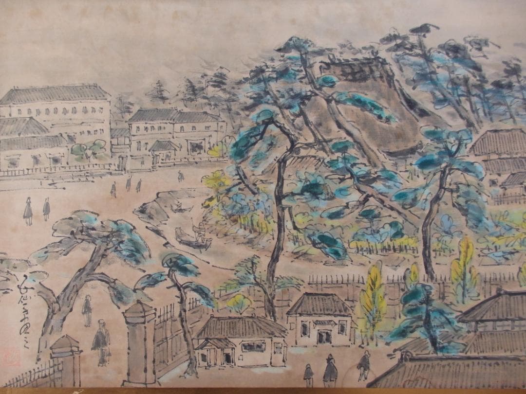 逸品 高橋五仙子『白山灘』明治大正昭和初期を描く新潟の風景画