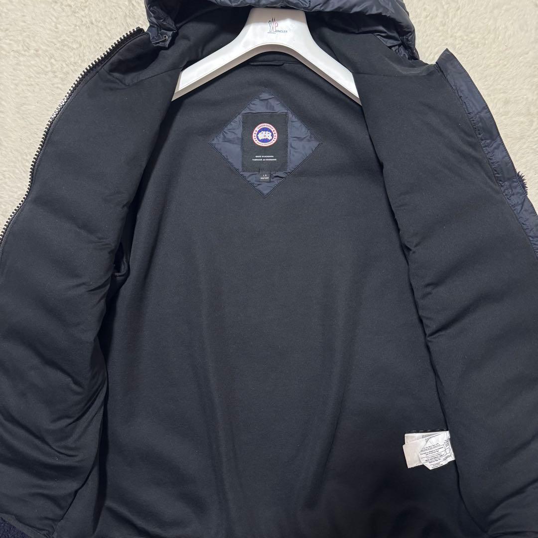 美品 XL相当 カナダグース ハイブリッジ ボアフリース切り替え ダウン