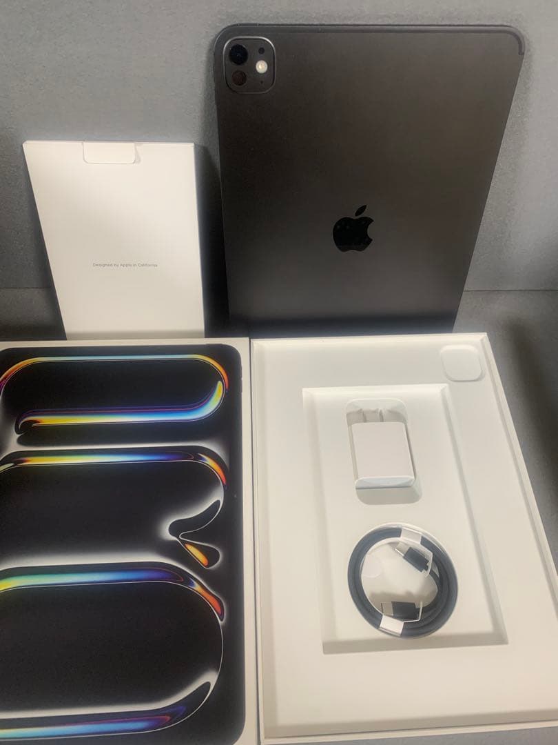 ほぼ未使用 充電一回 iPad Pro 11インチ(M5)256GB wifi版