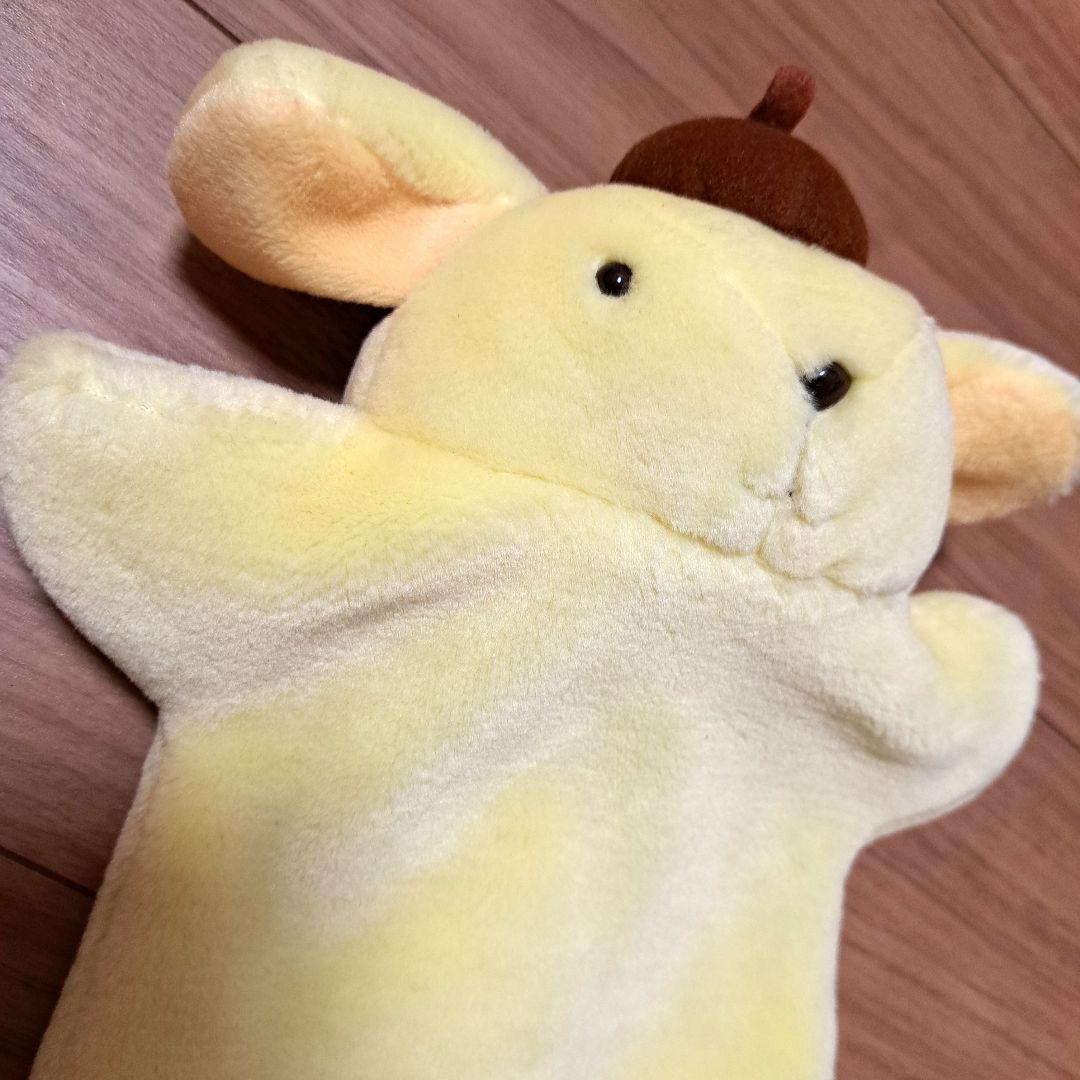 ポムポムプリン ハンドパペット ぬいぐるみ レトロ ヴィンテージ