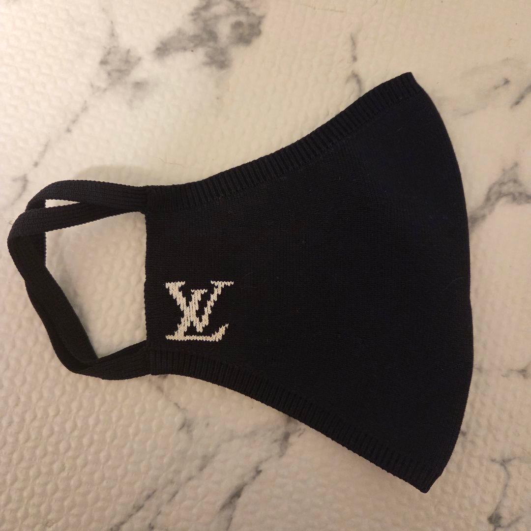 ルイヴィトン マスク LVイニシャルマスク マイユ ナイロン 黒　未使用 楽天市場】ルイヴィトン マスク LVイニシャルマスク マイユ ナイロン