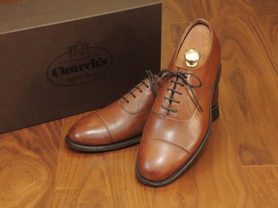 美品　18万円　チャーチ　超定番ストレートチップ　コンサル　UK7.5　JP26 美品【Church's】チャーチ コンサル 5都市 ストレートチップ