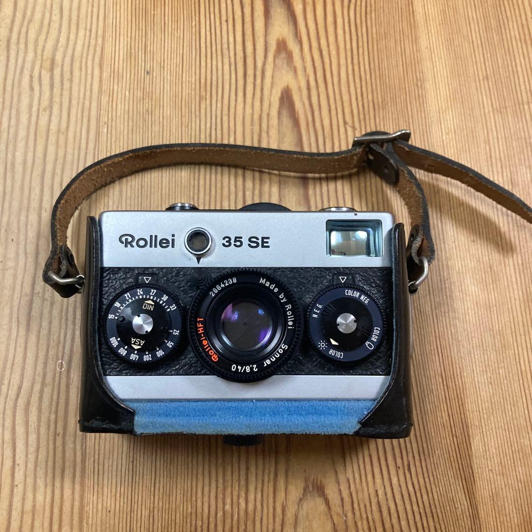 Rollei 35 SE フィルムカメラ 専用ケース・取扱説明書付き - メルカリ