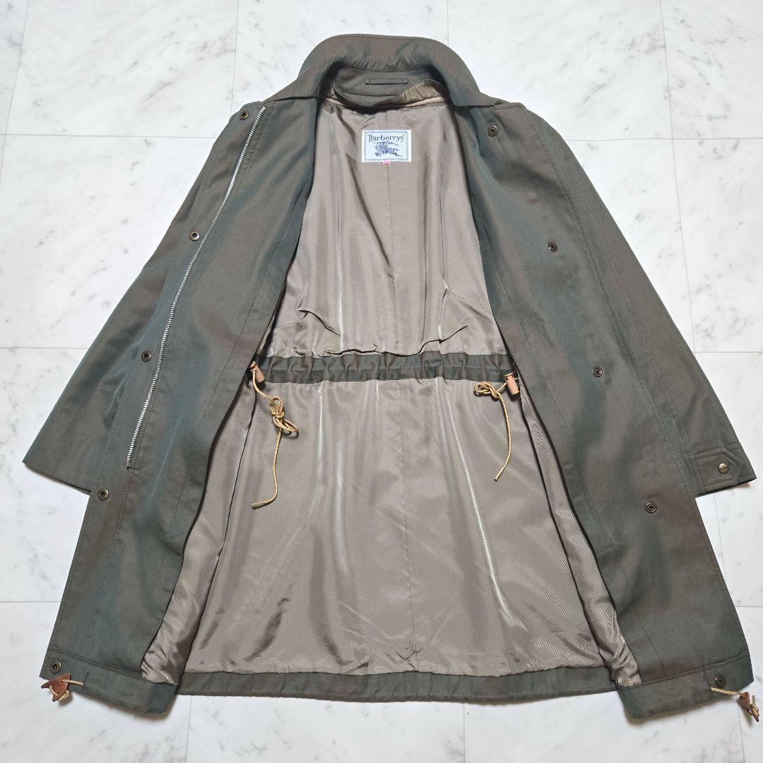 希少☆バーバリー プローサム白タグ 玉虫色 モッズコート ライナー